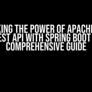 Unlocking the Power of Apache Ignite 2.16.0 REST API with Spring Boot 2.7.18: A Comprehensive Guide